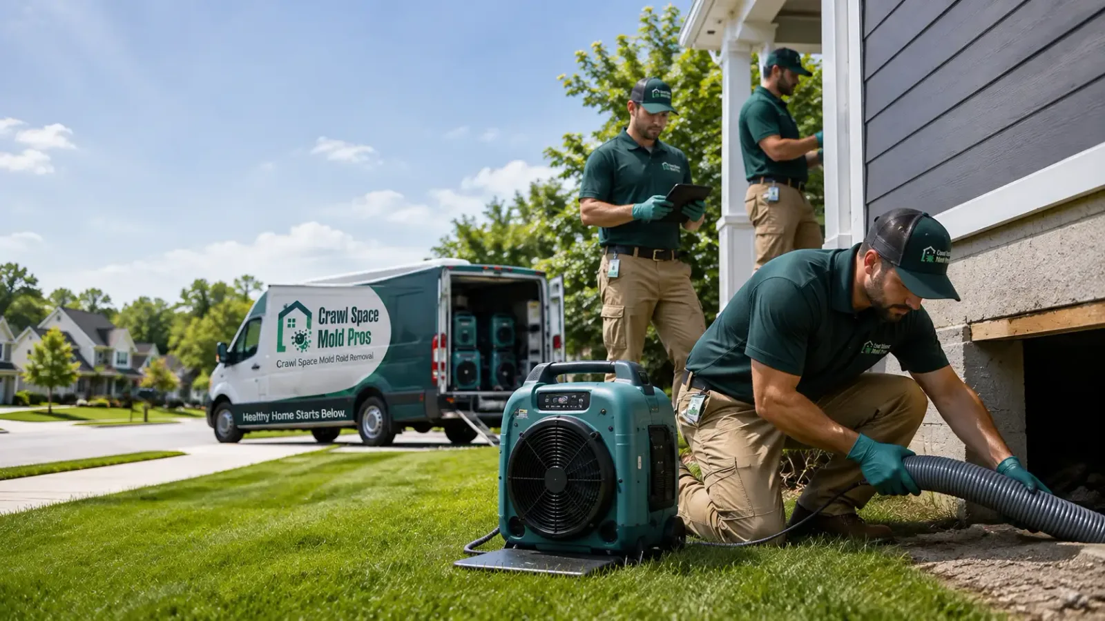 Crawl Space Mold Removal in Pierce, TX